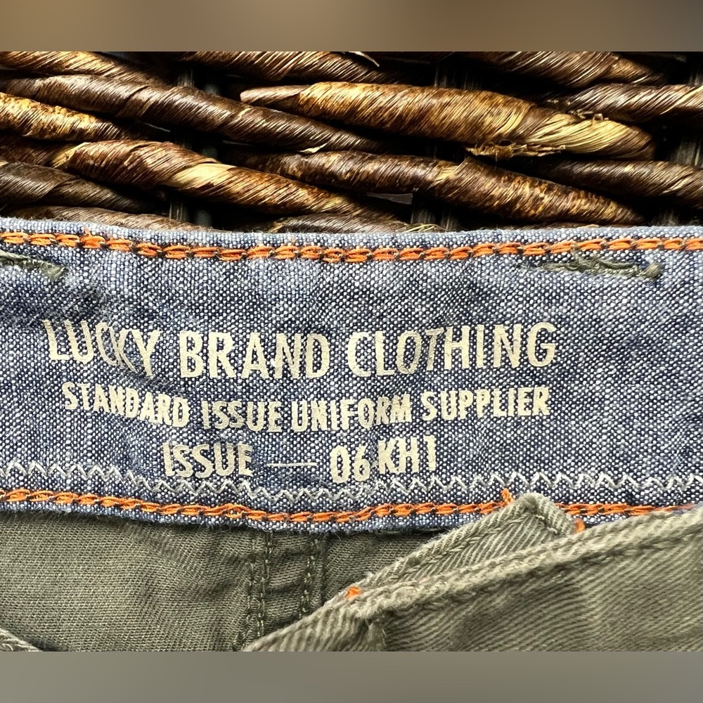 Lucky Brand Olive Cargo‎ Skirt- Size: 6 - Picture 2 of 5